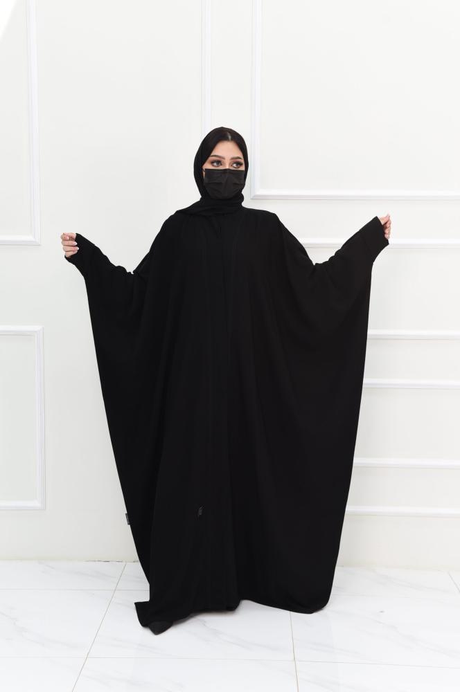عباية بشت ساده كم مقلوب