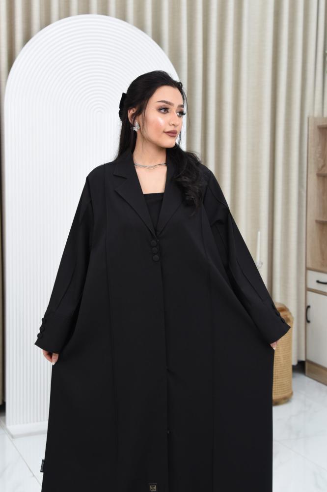 عباية بليزر بكسرة بالخلف