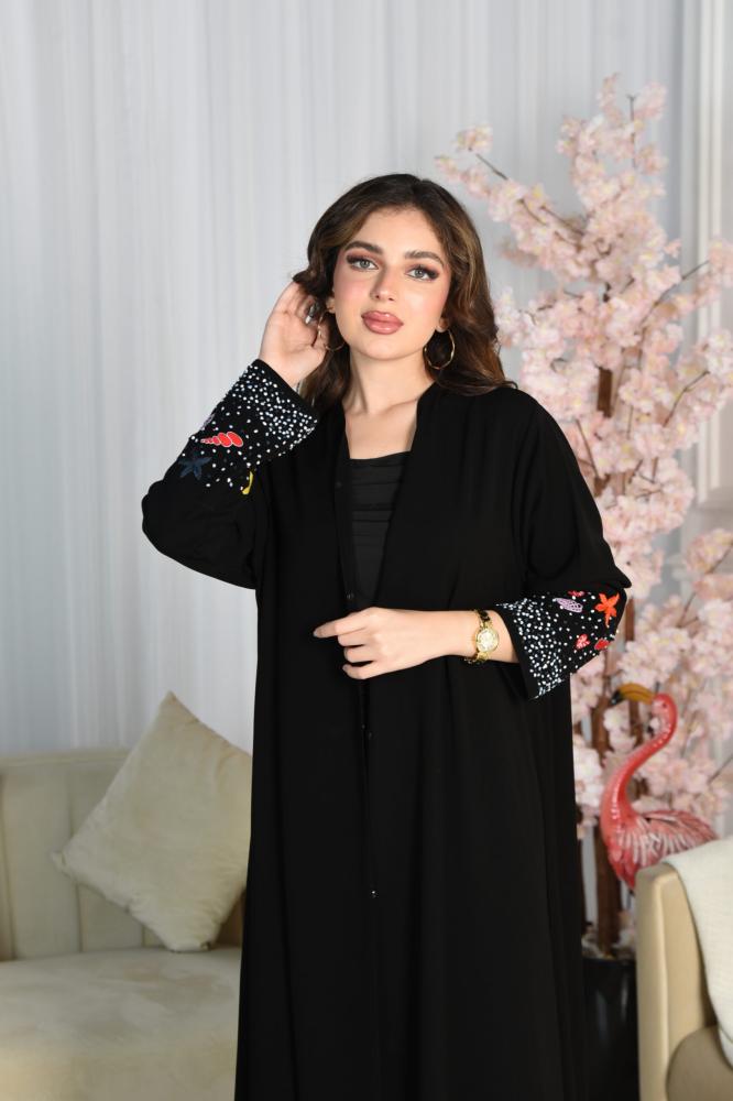 تطريز اكمام عبايات