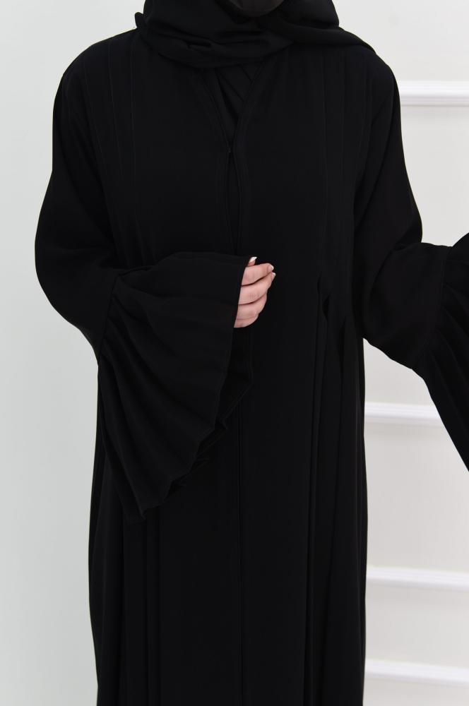 عباية كلوش كسرات بأكمام فرنسي
