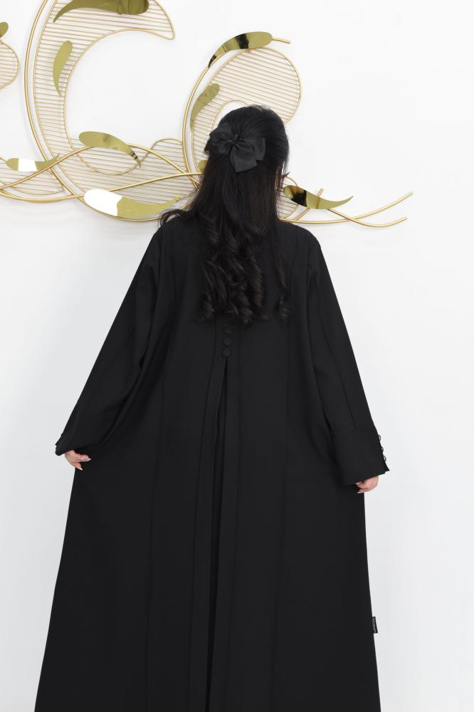 عباية بليزر بكسرة بالخلف