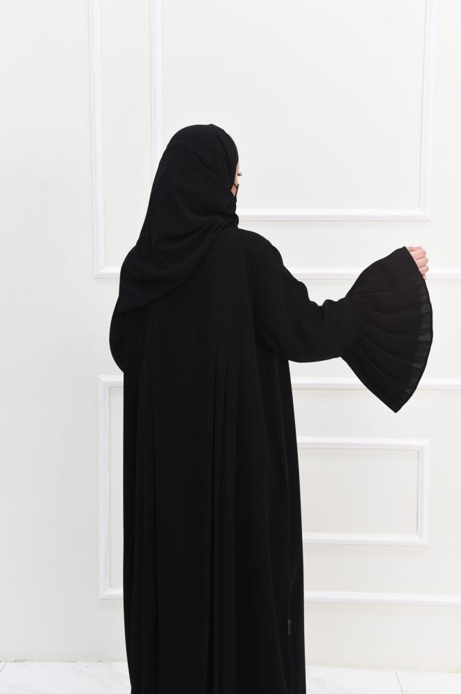 عباية كلوش كسرات بأكمام فرنسي