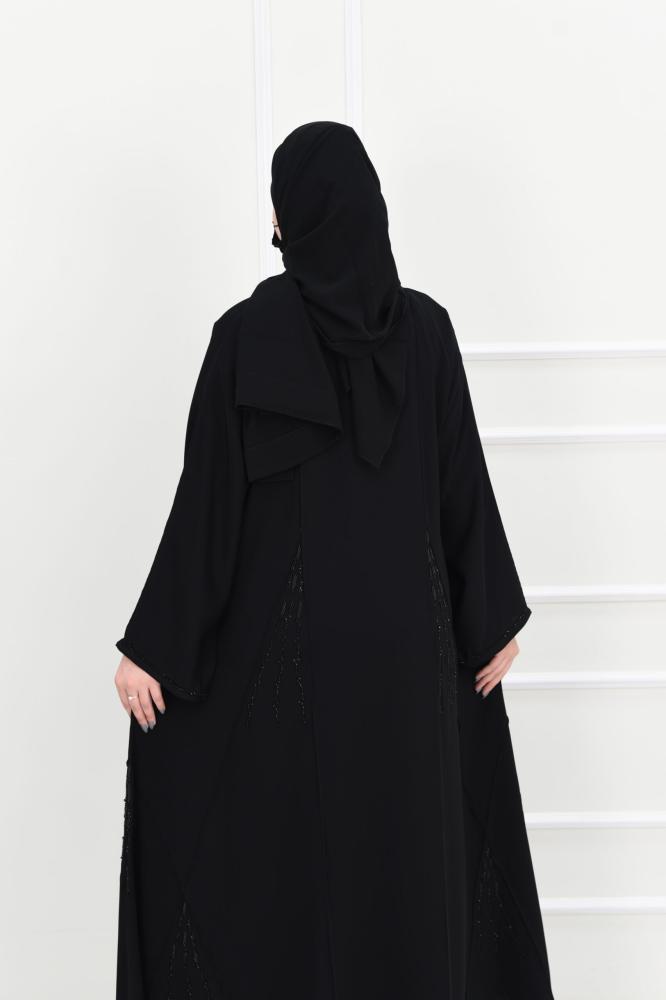 A-line abaya with enchanting embroidery