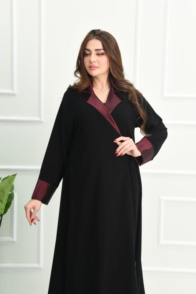 عباية كاجوال بقماش الكريب الملكي