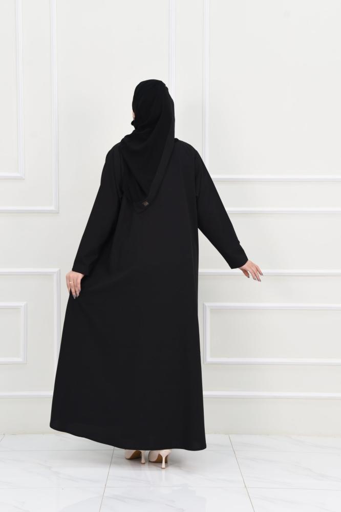 عباية كلوش كريب بثنيات