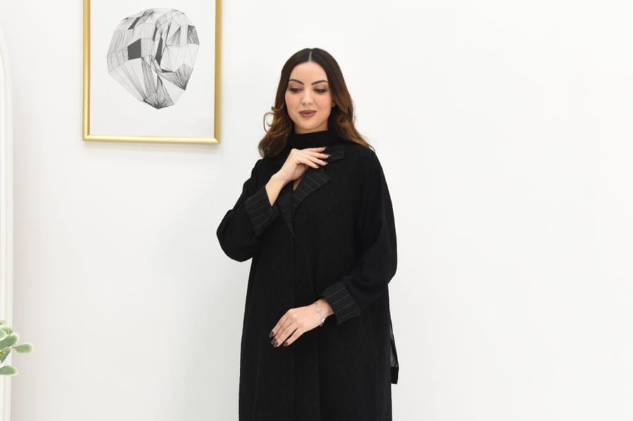 عباية العندليب بقماش الفوكر