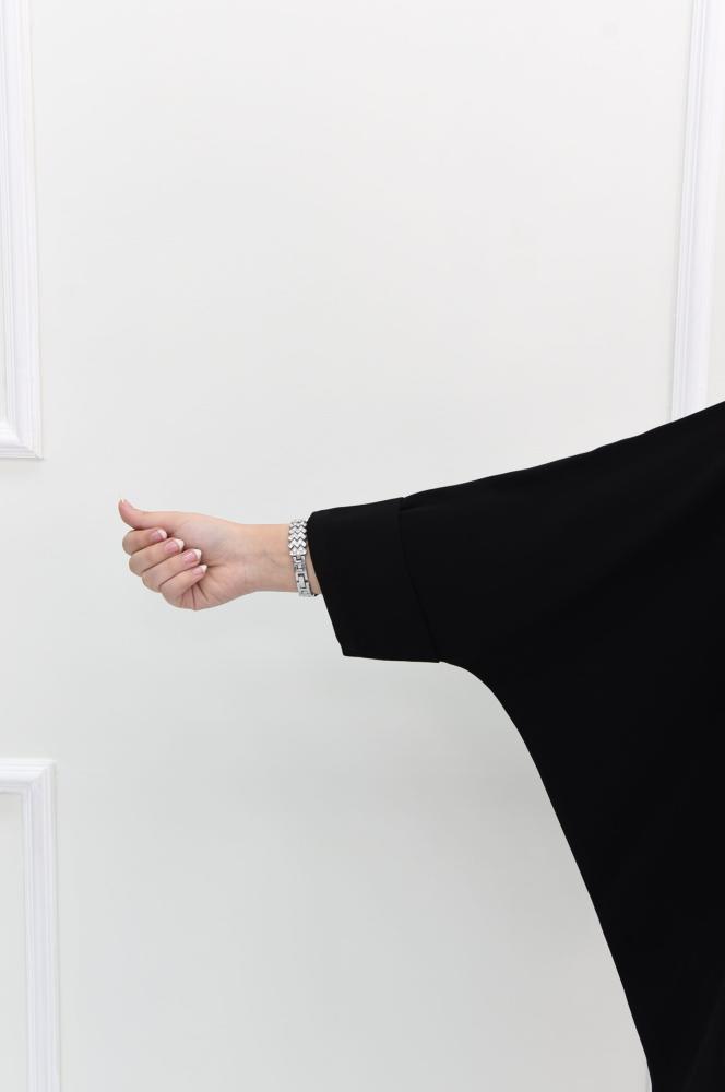 عباية بشت ساده كم مقلوب