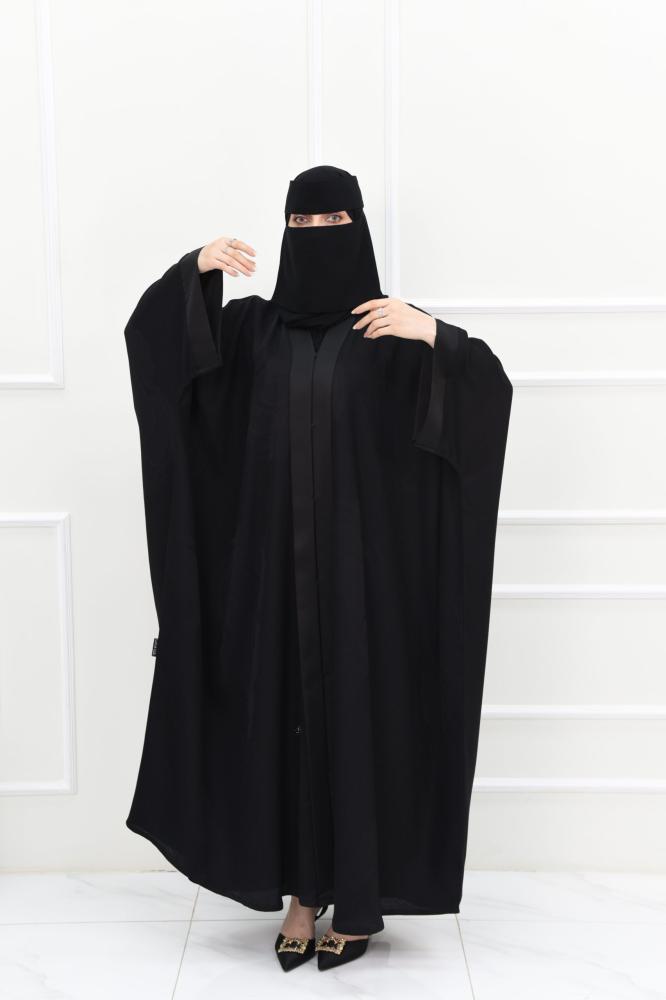 عباية بشت بقماش جاكار بكم مربع وتدخيلة ستان