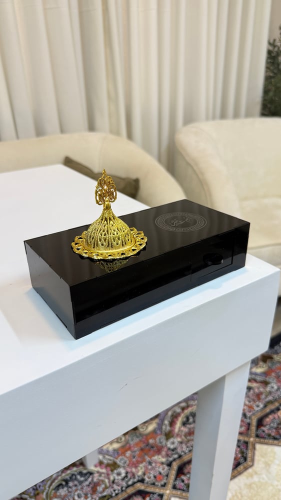 A incense holder with your name carved on it