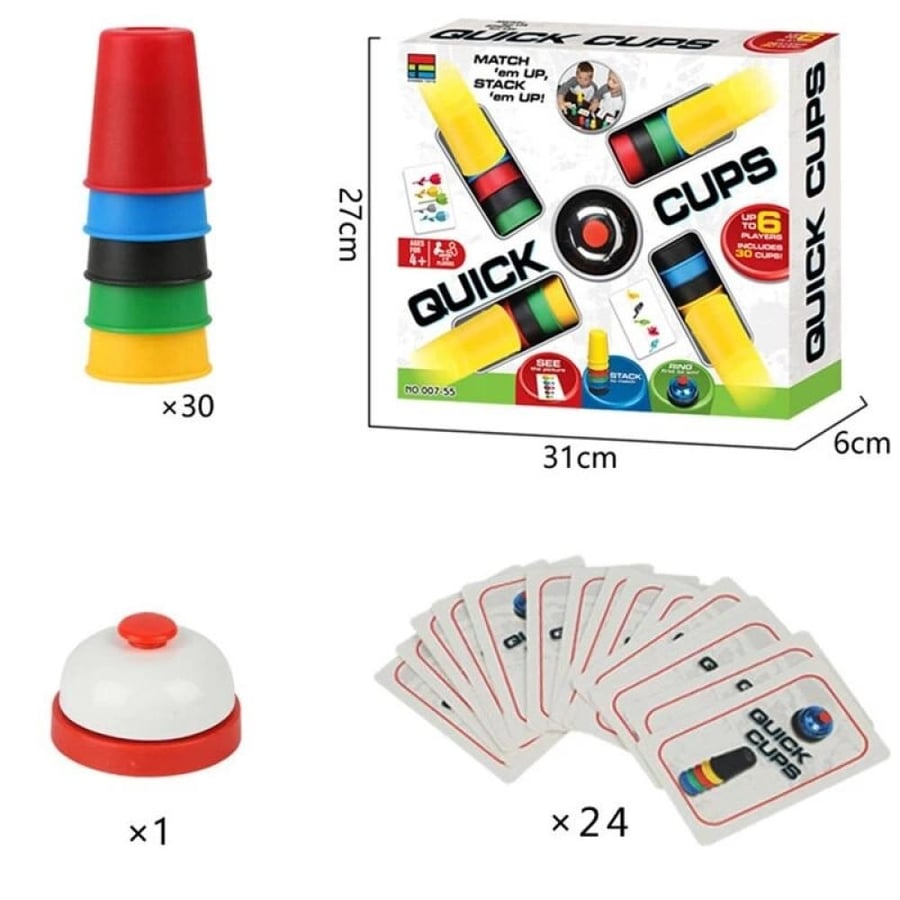 Quick Cups Game لعبة أكواب السرعة لعبة سرعة وبديهة