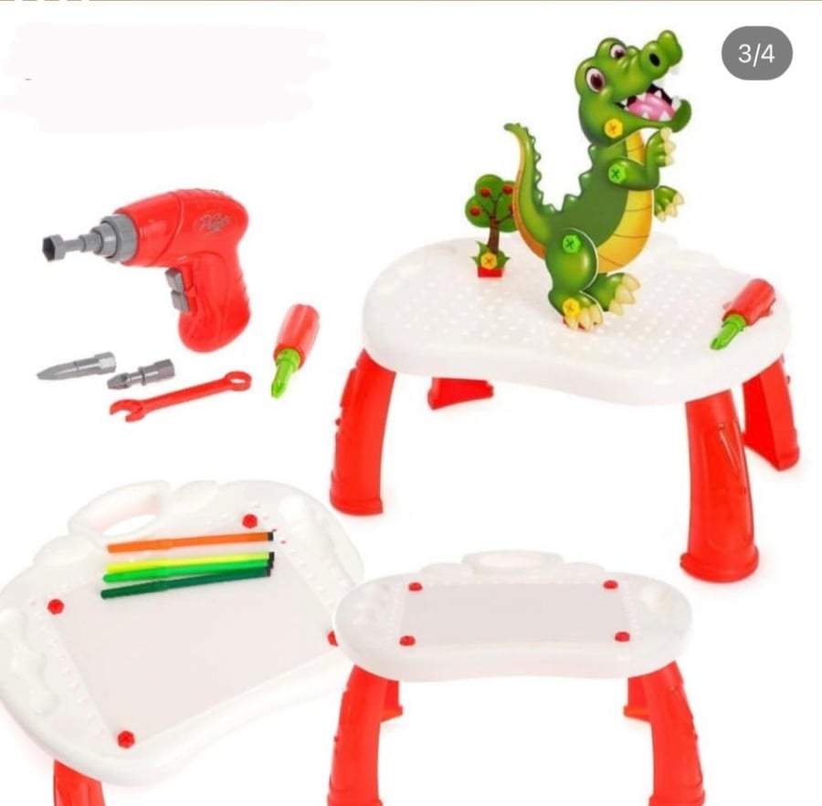 طاولة الألعاب السحرية 4 العاب في لعبة وحدة من Yi MA TOYS