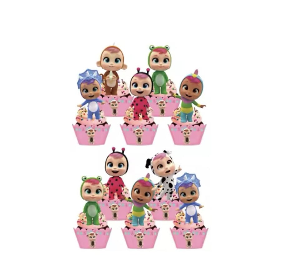 Baby Cray cupcake tray