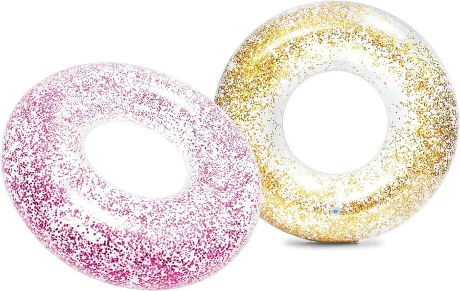 Intex Sparkling Glitter Tube Pool Float Ages 9+
