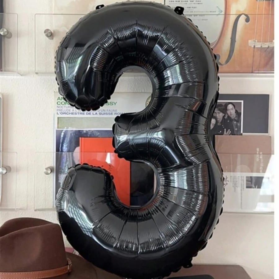 Black balloon according to age