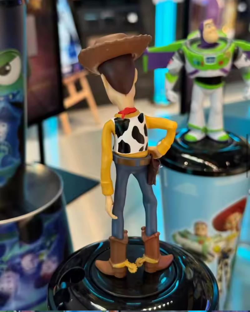 Genuine Toy Story 5 Woody Jessie Buzz Lightyear Topper Cup Alien Lilypad Tin Bucket Exclusive Cinema Memo Collectible Gifts