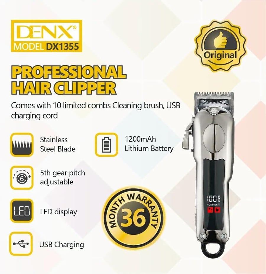 ماكينة حلاقة الشعر الاحترافية من دينكس DX1355
