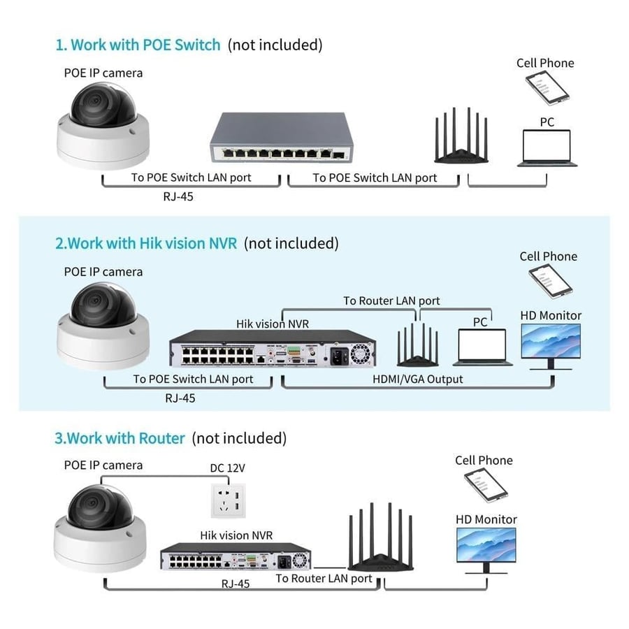 كاميرا IP هيكفيجن DS-2CD2143G2-I بدقة 4 ميجابكسل مع رؤية ليلية