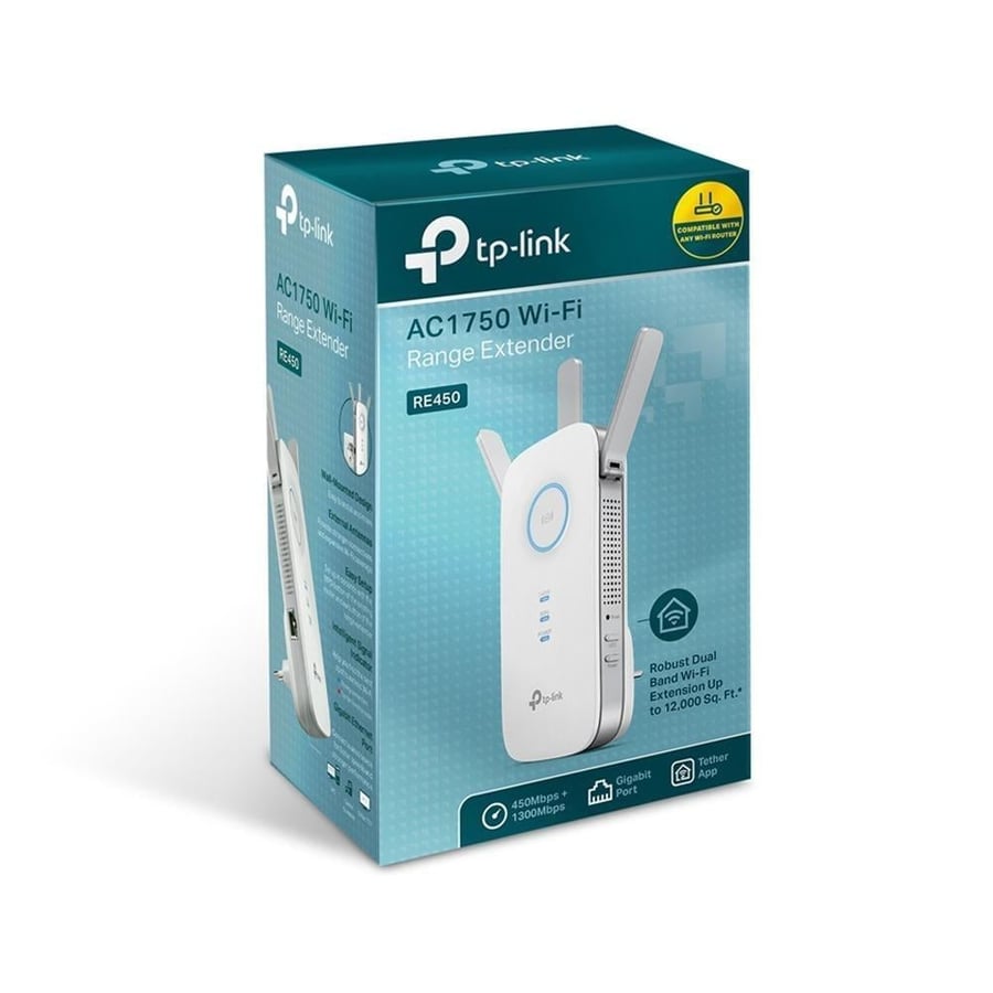 مقوي إشارة واي فاي TP-Link RE450 AC1750 – مكرر شبكة لاسلكي ثنائي النطاق