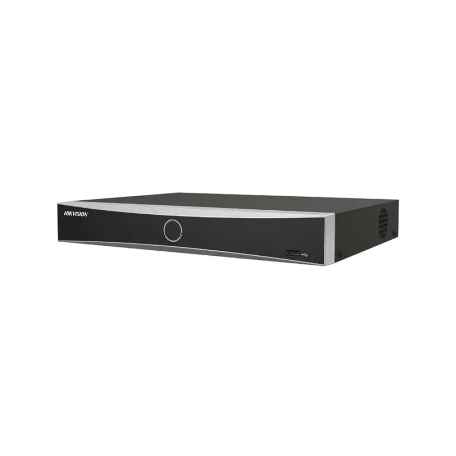 نظام كاميرات IP متكامل من HIKVISION بدقة 2 ميجابكسل – 4 كاميرات، جهاز NVR بـ 4 قنوات PoE، قرص صلب 1 تيرابايت وكابل Cat6