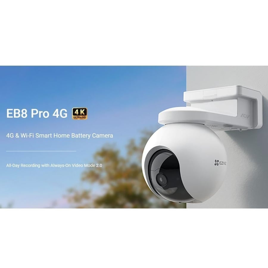 EZVIZ EB8 Pro 4k - 4G |  كاميرا مراقبة خارجية من ايزفيز