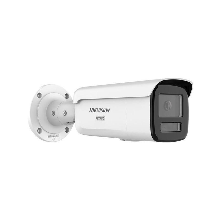 كاميرا مراقبة IP خارجية بدقة 12MP هيكفيجن DS‑2CD2T123G2‑2LIY  مع رؤية ليلية ملونة