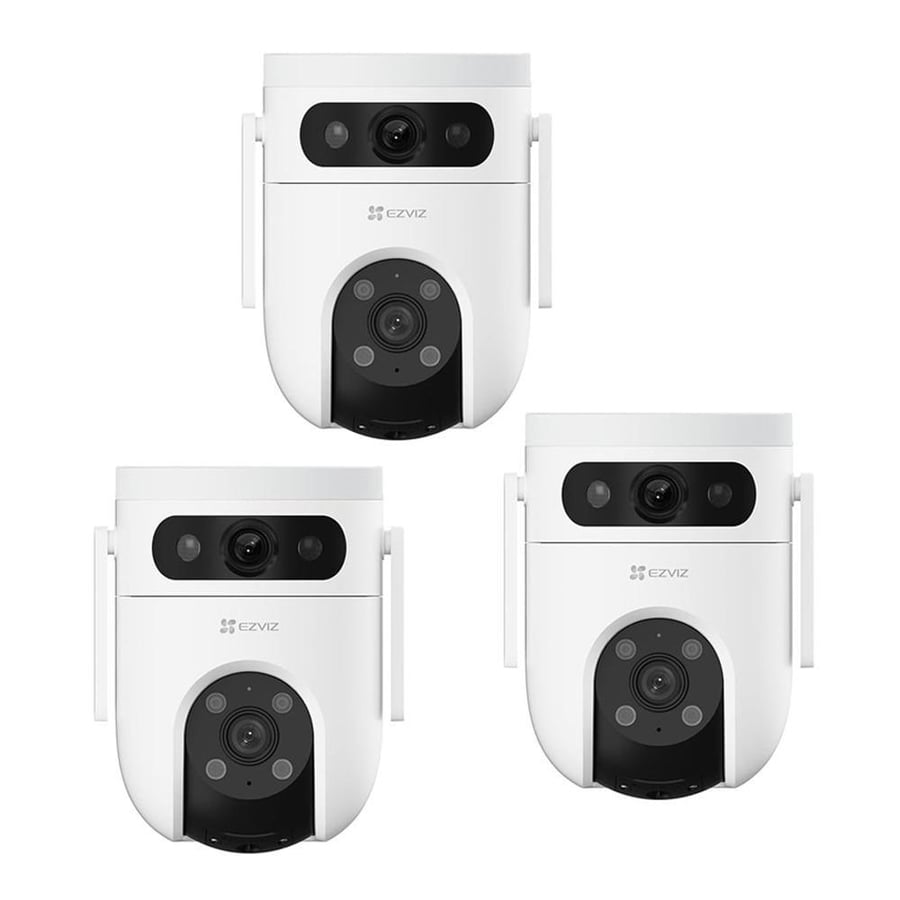 باقة كاميرات المراقبة الخارجية من ايزفيز | x3 كاميرا EZVIZ H9c Dual 3K
