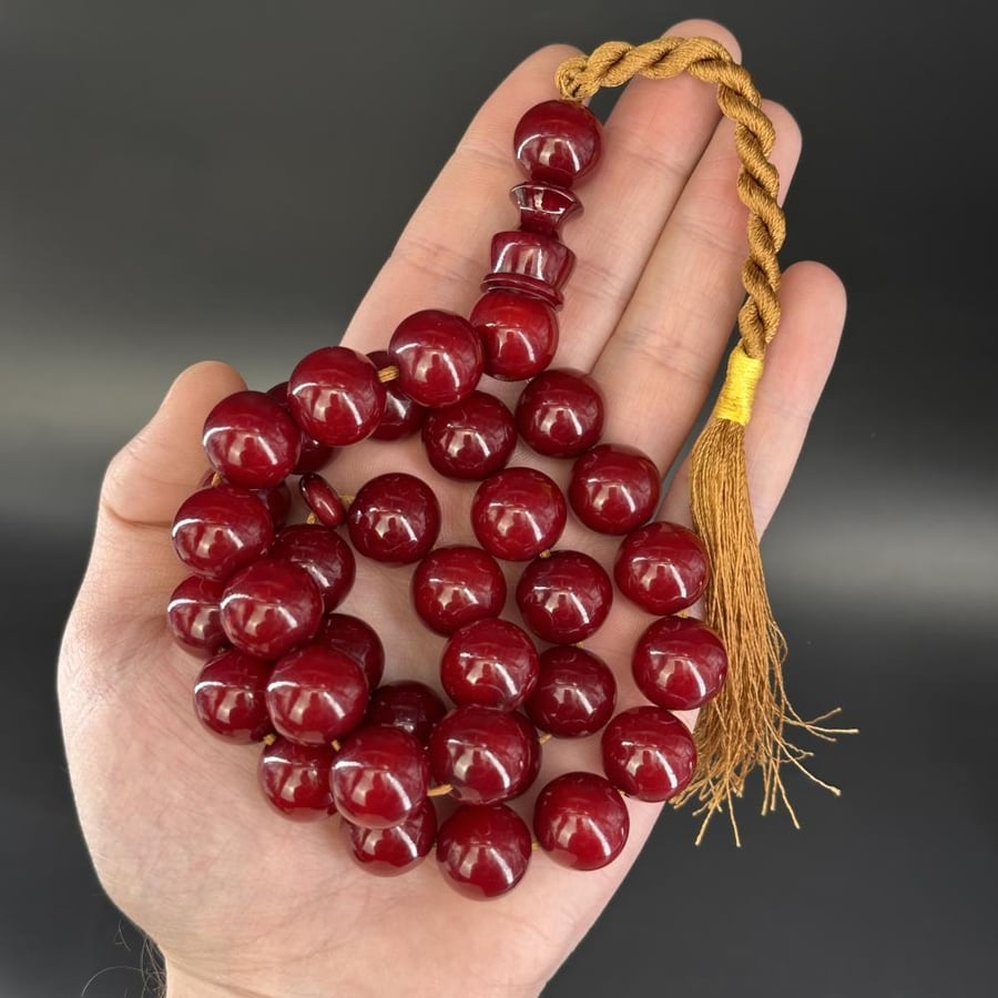 مسباح بكلايت كرزي بخرز دائري
