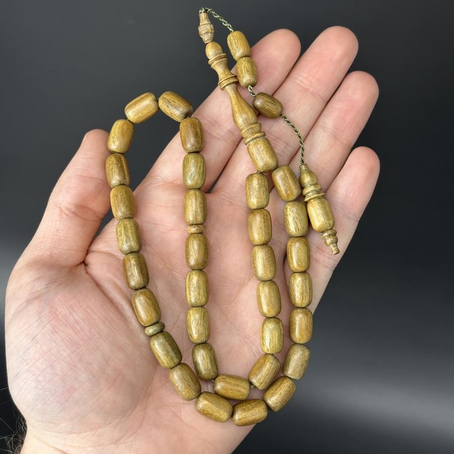 A rosary of fragrant and natural sandalwood