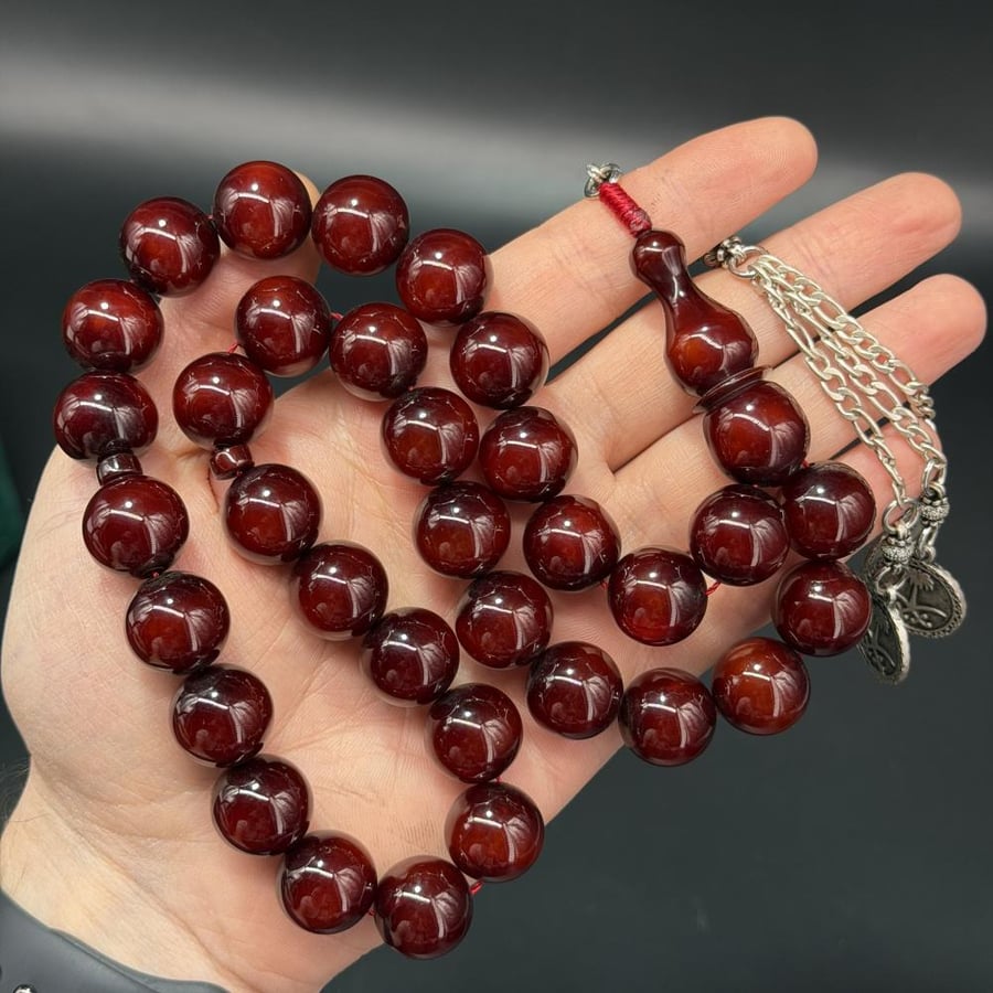سبحة بكلايت كرزي دائري - 33 خرزة