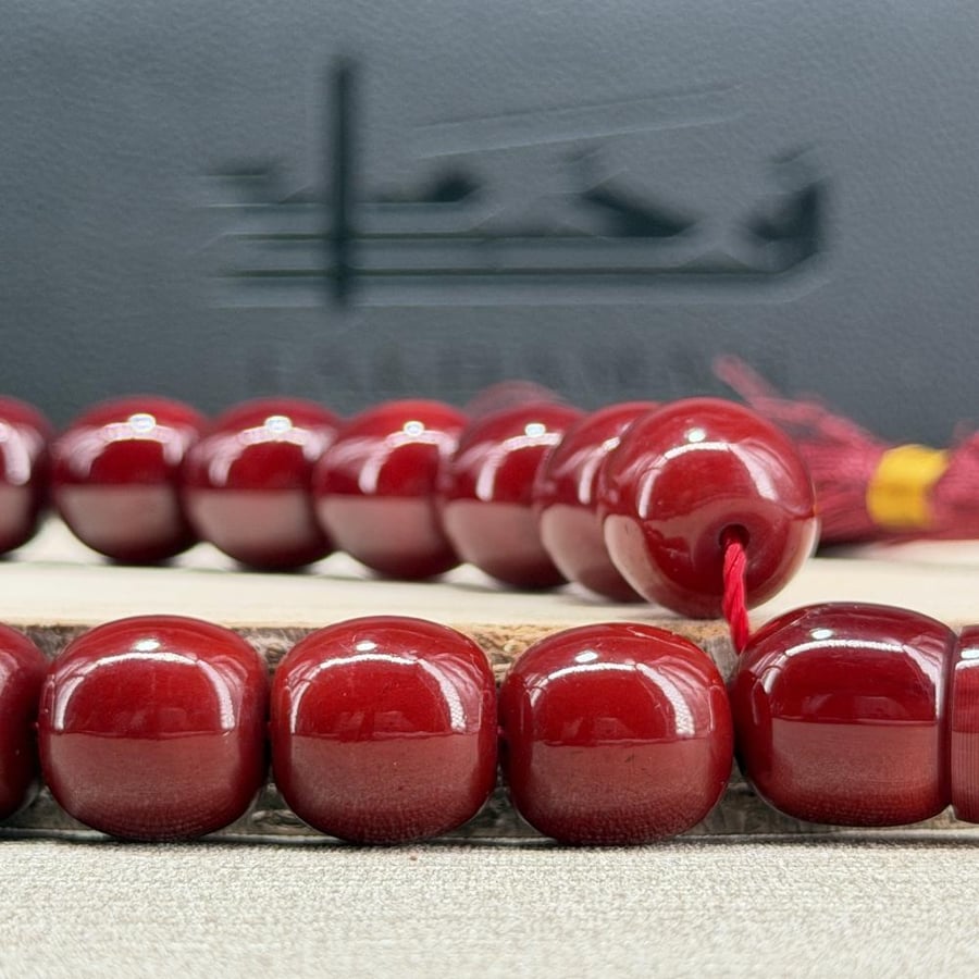 سبحة بكلايت كرزي برميلي - 33 خرزة