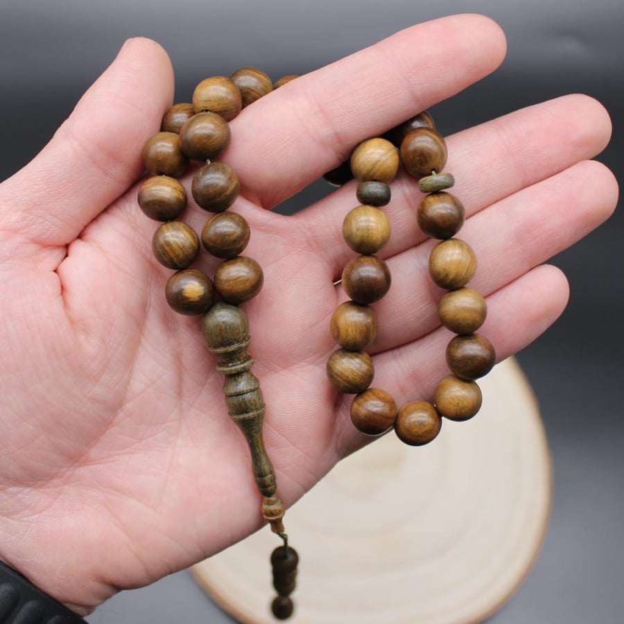 A rosary of fragrant and natural sandalwood