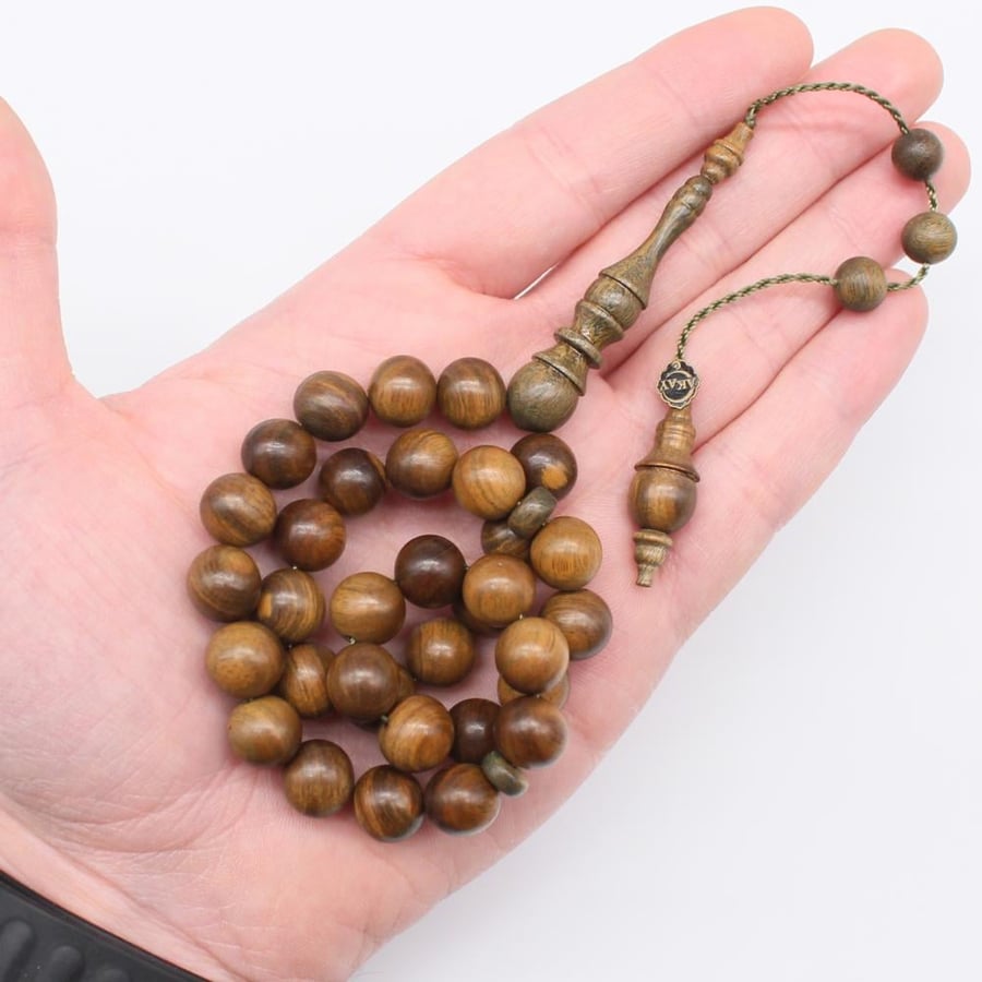 A rosary of fragrant and natural sandalwood