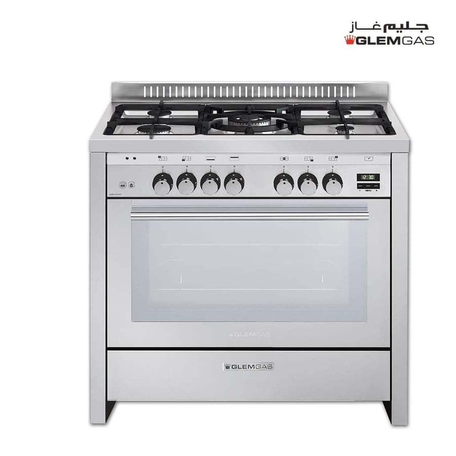 مطبخ جليم غاز (60×90) - 5 شعلات وفرن 113 لتر غاز