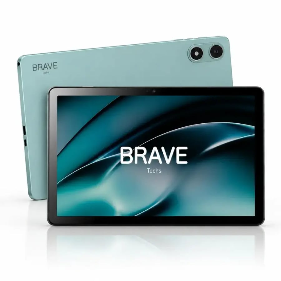 تابلت بريف T4 لايت Wi-Fi سعة 128 جيجابايت وذاكرة 4 جيجابايت - رمادي - اصدار الشرق الاوسط | Brave T4 Lite Tablet
