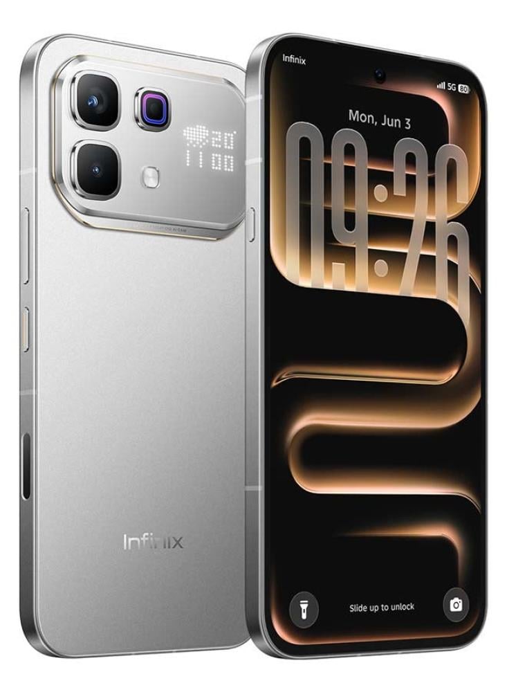 Infinix Note 60 Pro 5G سعه 256 جيجابايت و12 جيجابايت رام - Mist Titanium