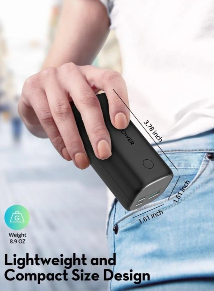 بطارية شحن RAVPower PD Pioneer 14000 مللي أمبير 30 واط