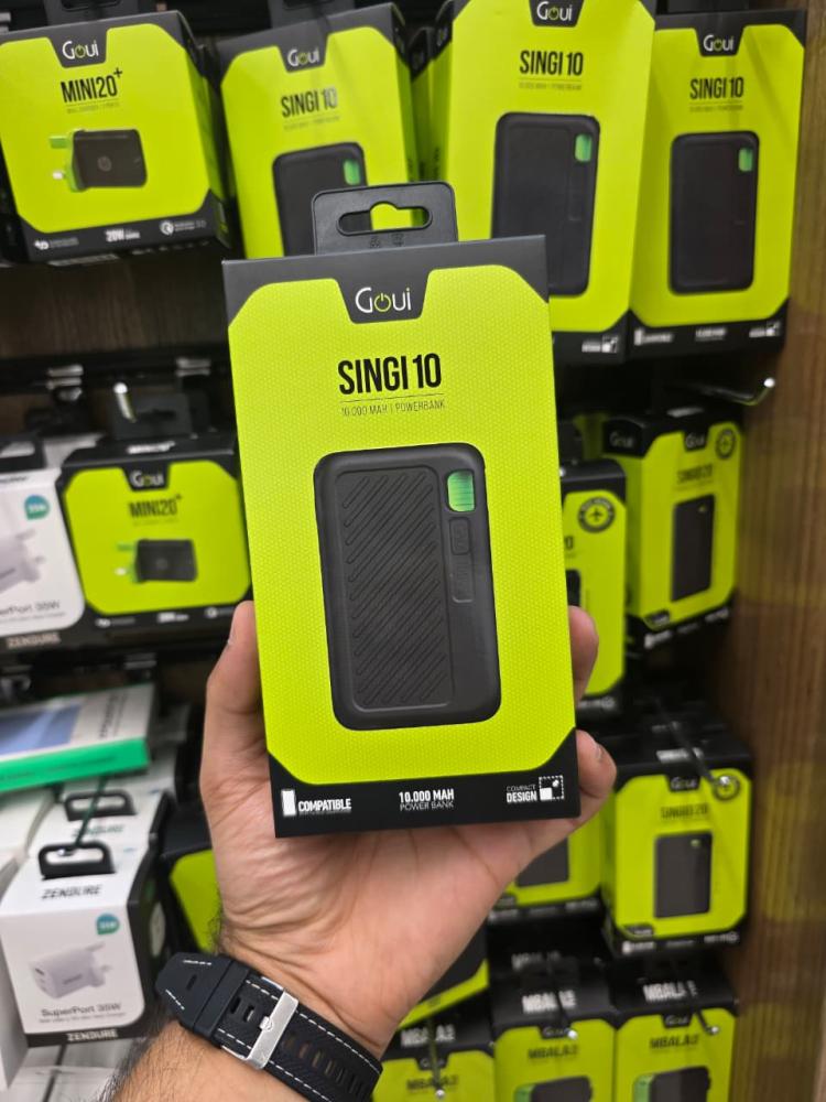 Goui 10000mAh power bank أداء شحن مستقر وآمن