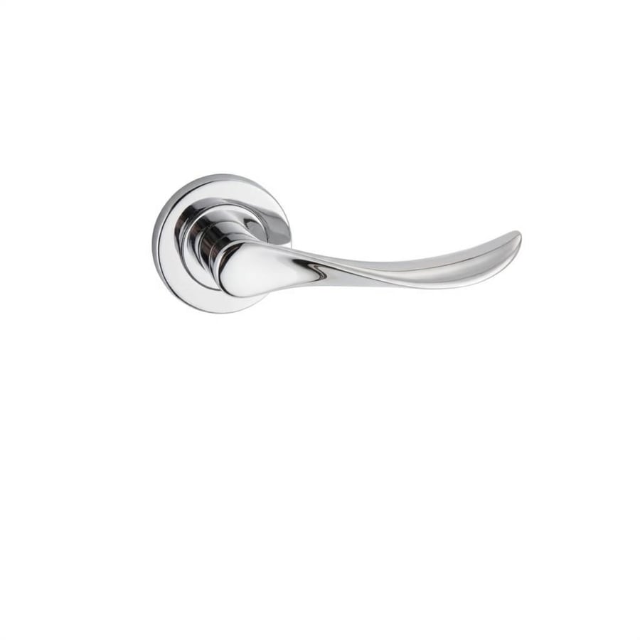 Wooden door handle separated, Mogan 052, Turkish, silver