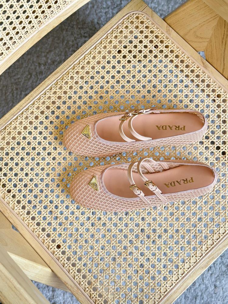 Prada Mesh Ballerina