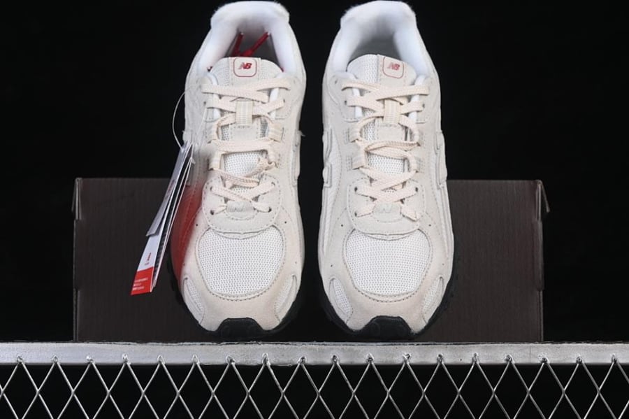 RETRO BREATHABLE CASUAL SPORTS RUNNING SHOES WHITE/BLACK