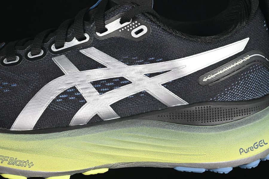 GEL-KAYANO 32 BLACK/SILVER/GREEN