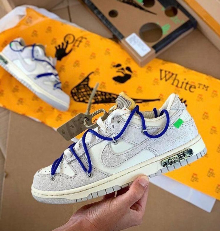 Nike dunk low off white lot 12