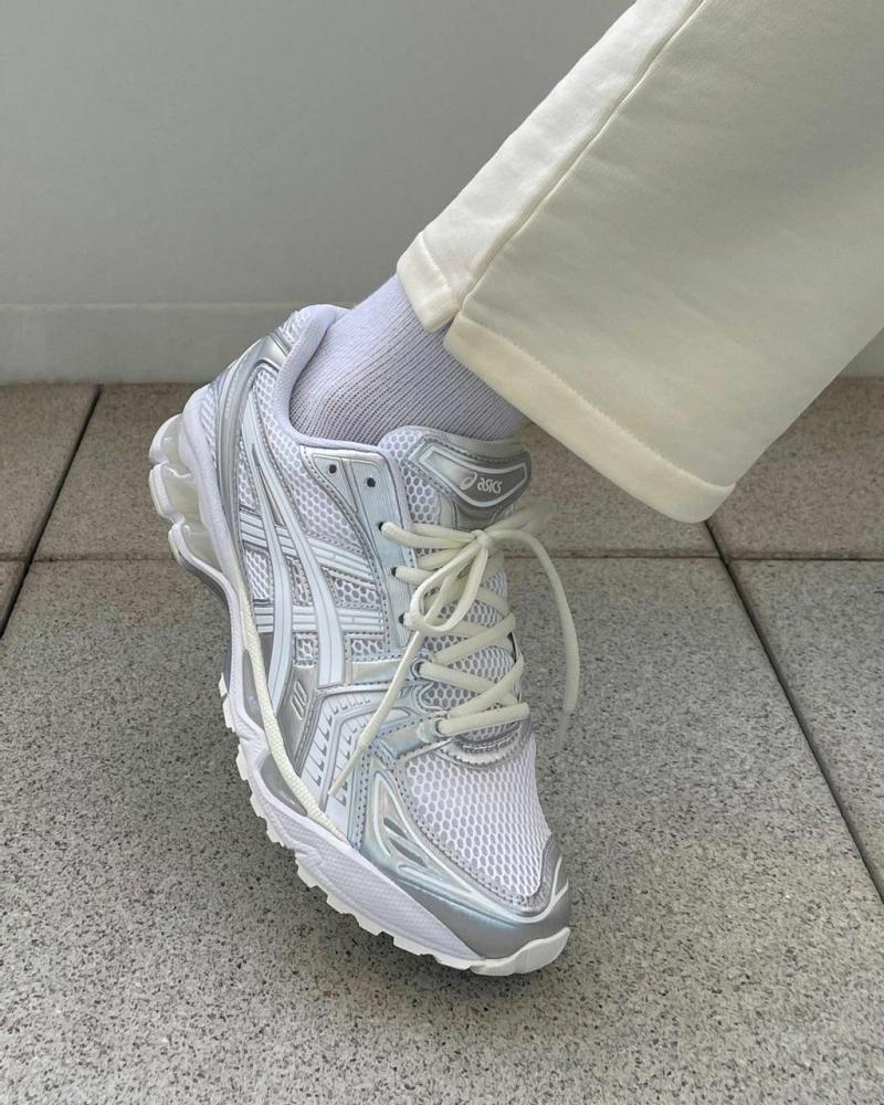 ASICS Gel Kayano 14 Metallic Silver white