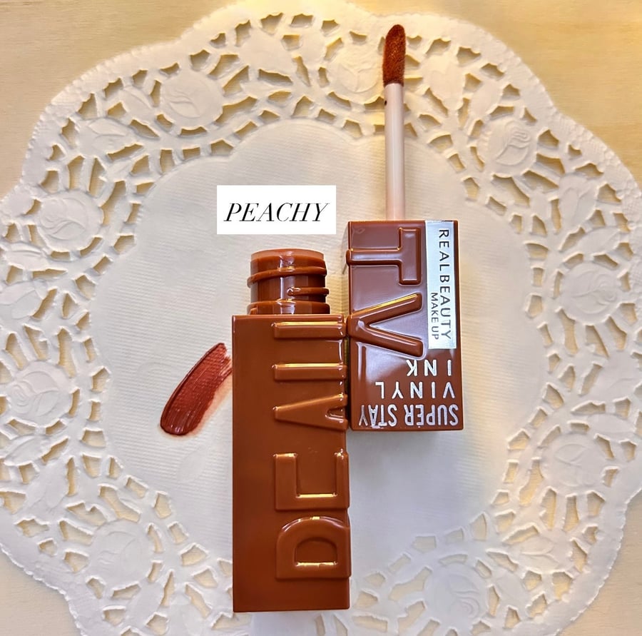 أحمر شفاه سائل سوبر ستاي فاينل أنك من ريل بيوتي PEACHY