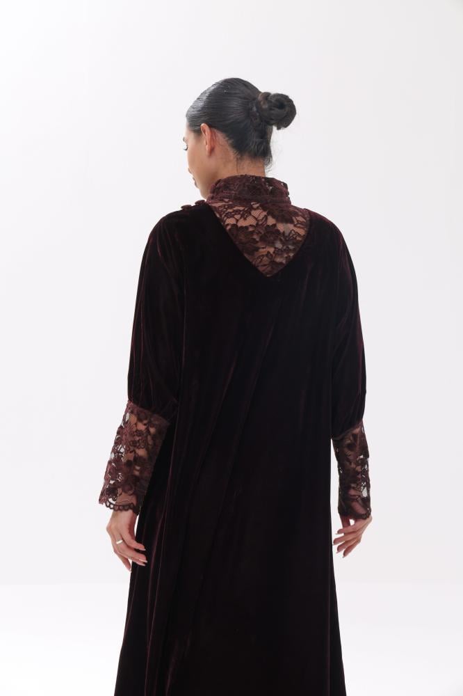 Brown Lace Kaftan 1