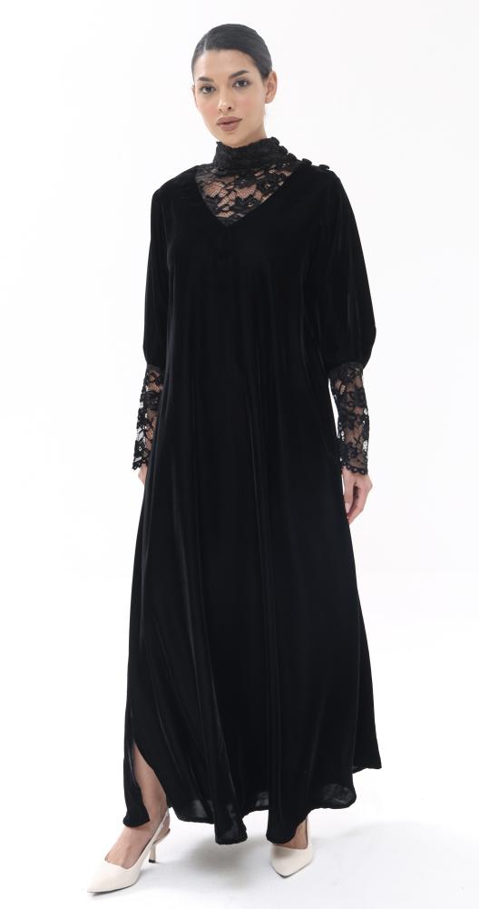 Black Lace Kaftan 1