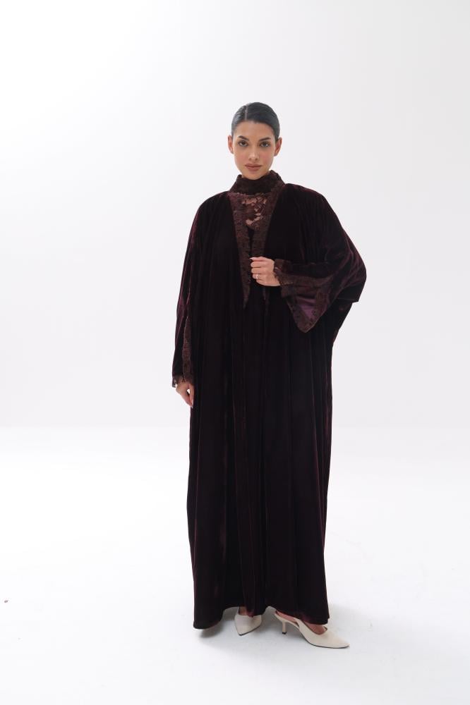 Brown Lace Kaftan 1