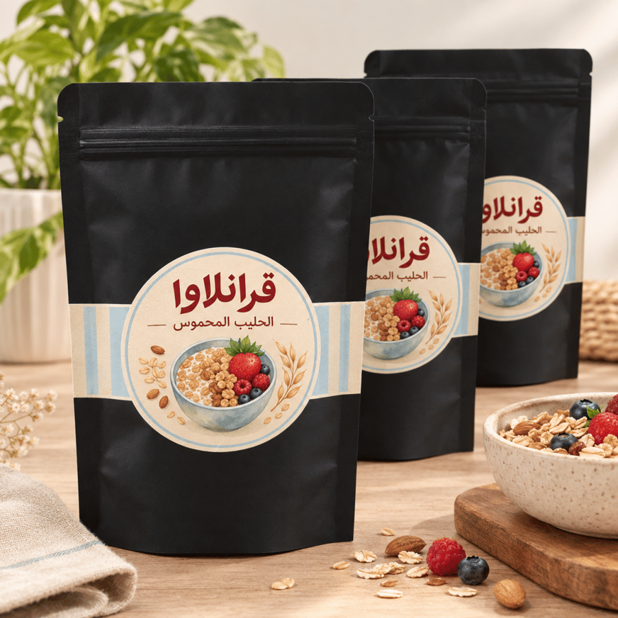 قرانولا الحليب المحموس