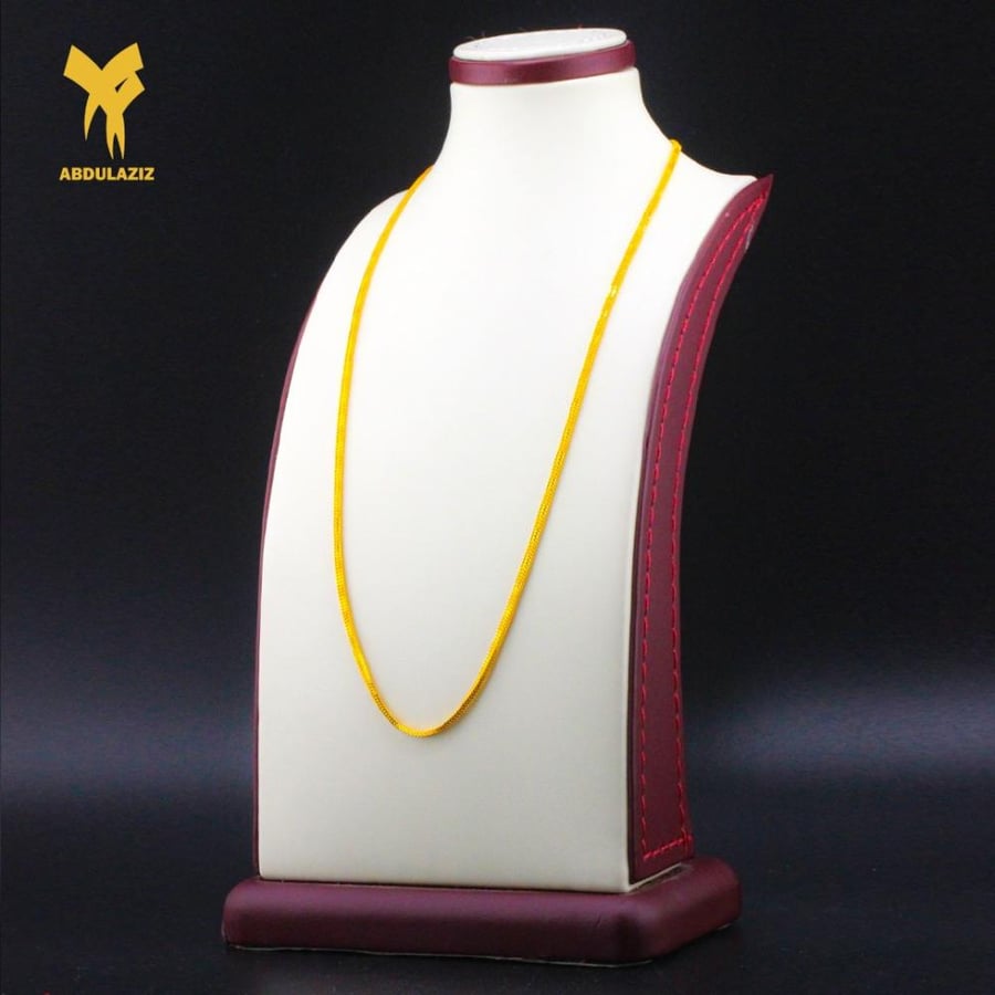 عقد  ساده ذهب عيار 21