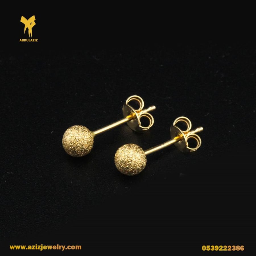 حلق ذهب - عيار 18